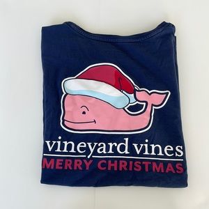Vineyard Vines Women’s Small Santa Hat Short Sleeved Tee
